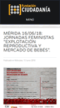 Mobile Screenshot of fundacionciudadania.es