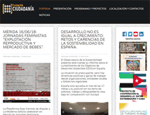 Tablet Screenshot of fundacionciudadania.es